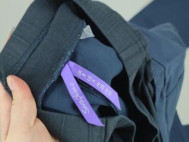 woskowane legginsy z wysokim stanem zara: Spodnie materiałowe damskie, rozmiar S — 4