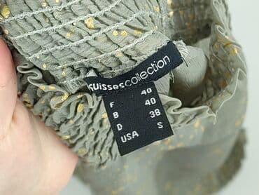 białe bluzki ze zlotym nadrukiem: Bluzka damska, rozmiar S — 5