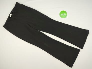 długie spodnie damskie dla wysokich: H&M, Spodnie materiałowe damskie, rozmiar L — 2