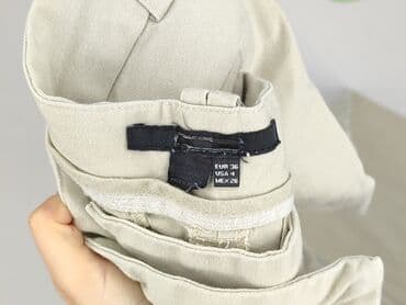 kremowe jeansy damskie: Spodnie materiałowe damskie, rozmiar S — 5