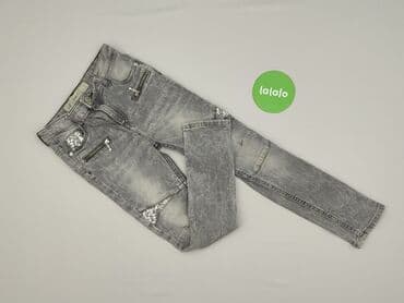 ubrania na dyskotekę: Spodnie jeansowe, DenimCo, 9 lat, 128/134, stan - Bardzo dobry — 2