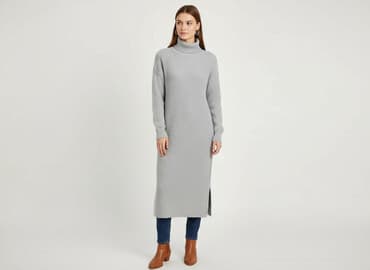 sukienka na drutach krok po kroku: Sukienka damska, rozmiar M — 1