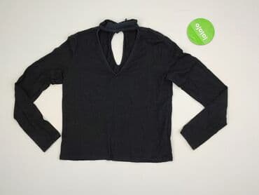 czarne bluzki dekolt v: H&M, Bluzka damska, rozmiar S — 2
