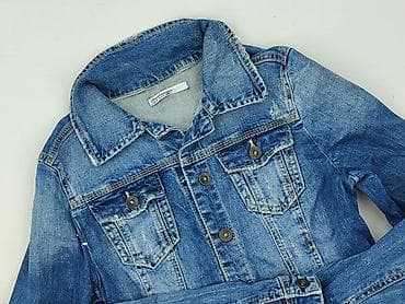 mango bomberka: Stradivarius, Kurtka jeansowa damska, rozmiar M — 1