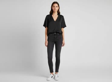 hm bluzki z krótkim rękawem: H&M, Bluzka damska, rozmiar XS — 6