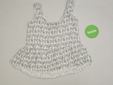 bluzka z baskinką biała: Reserved, Women`s top, size S — 4