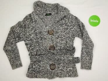 sweter z wełny czesankowej: Kardigan damski, rozmiar M — 2
