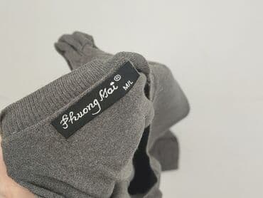 sweter piórkowy na drutach: Tunika damska, rozmiar M — 4