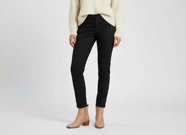 Spodnie: Spodnie materiałowe damskie, L — 6