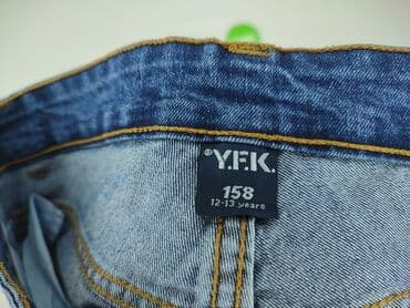 yas ubrania: Spodnie jeansowe, Y.F.K., 13 lat, 158, stan - Bardzo dobry — 4