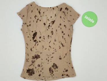 beżowe buty na koturnie ccc: UK, Bluzka damska, rozmiar M — 3