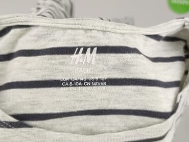 koszulka z psem: Sukienka, H&M, 10 lat, 134-140 cm, stan - Bardzo dobry — 4