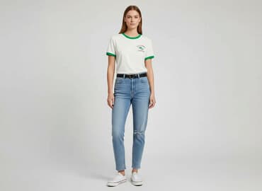 zara t shirty wyprzedaż: Zara, T-shirt damski, rozmiar L — 1