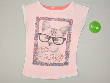 ubrania z kotami: T-shirt damski, rozmiar S — 2