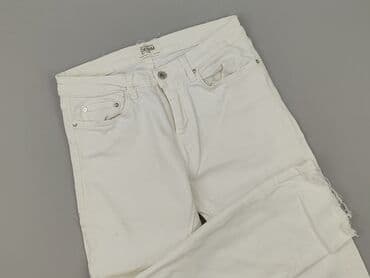 szerokie spodnie jeansowe zara: Zara, Jeansy damskie, rozmiar S — 2