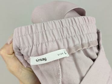 hello kitty spodnie czarne: Sinsay, Spodnie materiałowe damskie, L — 6