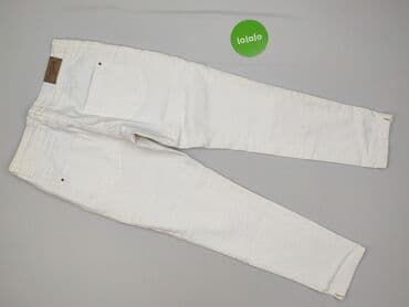 biała obcisła koszulka: In Extenso, Jeansy damskie, rozmiar M — 3