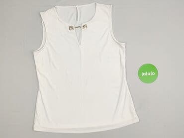 biała jedwabna bluzka damska: Bluzka damska, rozmiar M — 2