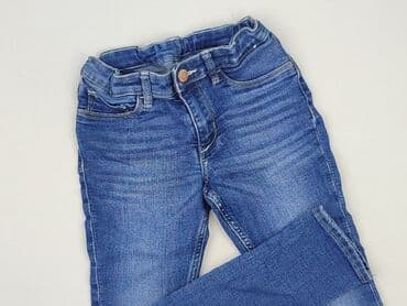 srebrne sandały deezee: Spodnie jeansowe, 8 lat, 128, stan - Bardzo dobry — 1