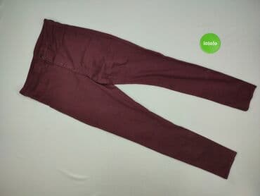 jeansy bordowe damskie: H&M, Jeansy damskie, rozmiar L — 2