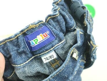 spodnie despacito: Denim pants, Lupilu, 9-12 months, condition - Very good — 4