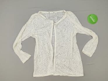 ażurowy sweter na szydełku: Kardigan damski, rozmiar M — 2