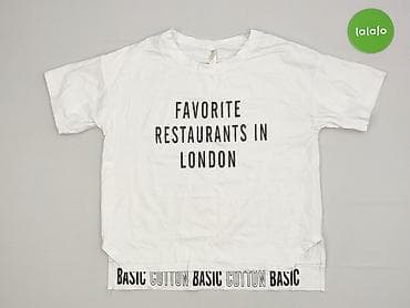 second hand from london: Basic, T-shirt damski, rozmiar L — 2