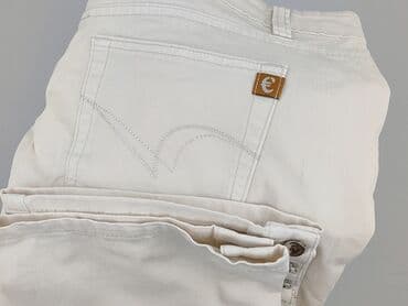 jeans wysoki stan: Spodnie 3/4 damskie, rozmiar M — 7