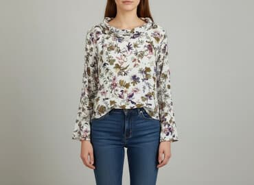 bluzka damska z długim rękawem: Жіноча блуза, розмір S — 1