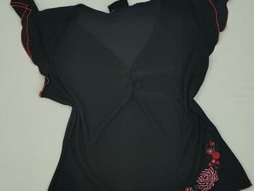 czarne sandały płaskie ccc: E-vie, Bluzka damska, rozmiar M — 5