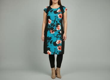 tanie sukienki do kolan: Sukienka damska, rozmiar 2XL — 6