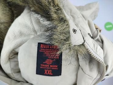 nike basic tshirt: Męska kurtka zimowa River Stone, rozmiar XXL - Kolor: jasny beż/kość — 5