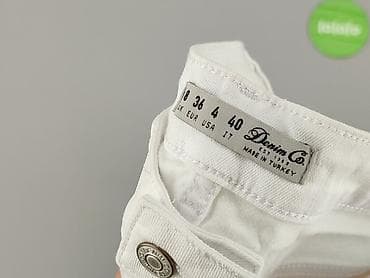 jeansy biale: Denim Co, Jeansy damskie, rozmiar S — 4