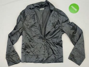 niebieska marynarka szare spodnie: Marynarka damska, S — 2