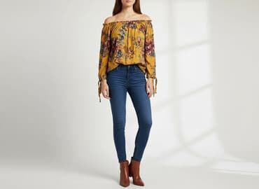 tkaniny na bluzy: Bluzka damska, rozmiar S — 6