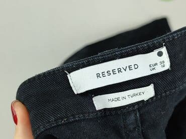 reserved spodnie wysoki stan: Spodnie materiałowe damskie, rozmiar M — 5
