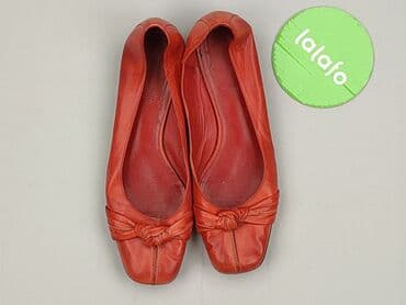 skórzane buty do przedszkola: Balerinki damskie, rozmiar 37 — 2