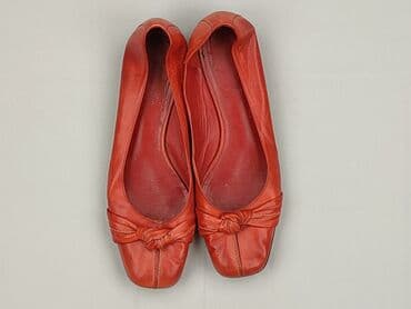 skórzane buty do przedszkola: Balerinki damskie, rozmiar 37 — 1