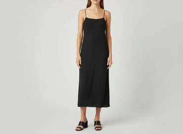 czarną sukienka na ramiączkach h m: H&M, Sukienka damska, rozmiar S — 1