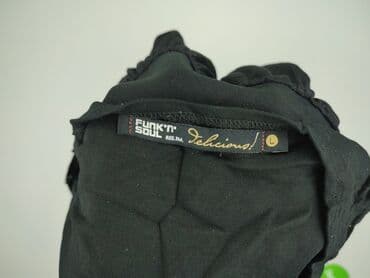 czarna sukienka ze srebrnymi dodatkami: Sukienka damska, L — 4