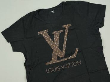 klapki louis vuitton czarne: Louis Vuitton, T-shirt damski, rozmiar 2XL — 1