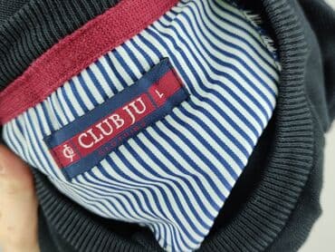 sweter w paski z serduszkiem: Sweter dla mężczyzn, rozmiar L — 5