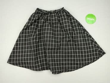 czarne spódnice w kratę: Alcott, Spódnica damska, rozmiar S — 3