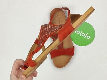 lasocki sandaly biale: Sandały damskie, rozmiar 37 — 5