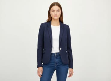 niebieska kurtka reserved: Reserved, Women's blazer, size S — 1