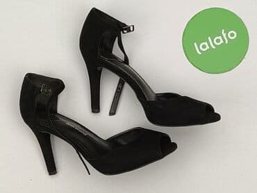 sandały na obcasie: Sandały damskie, rozmiar 38 — 4