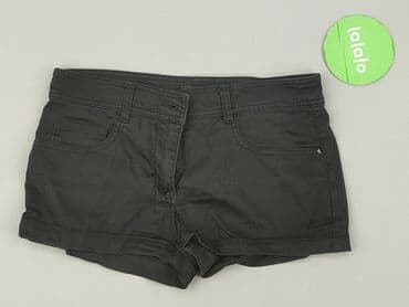 szorty jeansowe damskie szare: H&M, Szorty damskie, rozmiar L — 2