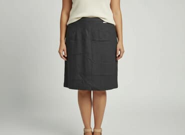 spódnice midi plisowane czarne: Boutique Belgique, Spódnica damska, rozmiar XL — 6