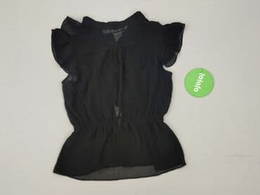 czarne bluzki z szyfonowymi rękawami: New Look, Bluzka damska, rozmiar M — 3