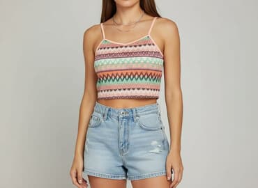 komplet z krótkimi spodenkami: Elegancki komplet, rozmiar S — 7